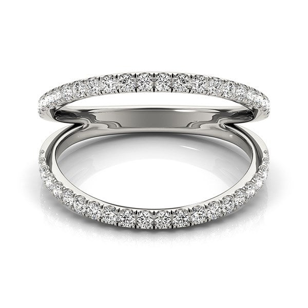 Bids.com 14k White Gold Diamond Split Band Ring (1/4 cttw) Rings White Smoke 3 / White Gold,3.5 / White Gold,4 / White Gold,4.5 / White Gold,5 / White Gold,5.5 / White Gold,6 / White Gold,6.5 / White Gold,7 / White Gold,7.5 / White Gold,8 / White Gold,8.5 / White Gold,9 / White Gold