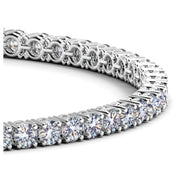 Bids.com Lab Grown Round Diamond Tennis Bracelet in 14k White Gold (6 cctw F/G  VS2/SI1) Bracelets White Smoke 7 / White Gold
