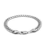 Bids.com 6.7mm 14k White Gold Miami Cuban Semi Solid Bracelet Bracelets White Smoke 8.5 / White Gold