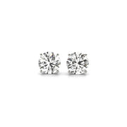 Bids.com 2 cttw Certified IGI Lab Grown Round Diamond Stud Earrings 14k White Gold (G/VS2) Earrings White Smoke White Gold