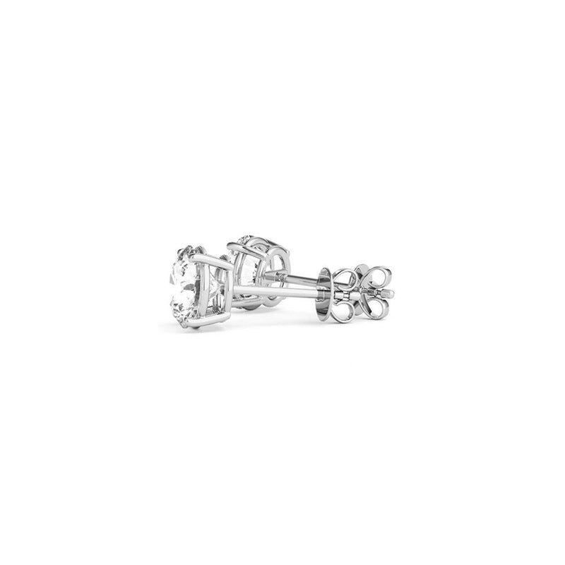 Bids.com 2 cttw Certified IGI Lab Grown Round Diamond Stud Earrings 14k White Gold (G/VS2) Earrings White Smoke White Gold