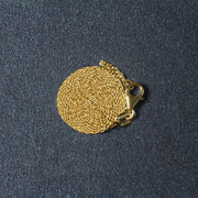 Bids.com 18k Yellow Gold Round Cable Link Chain (0.97 mm) Necklaces Dark Slate Gray 16 / Yellow Gold,18 / Yellow Gold