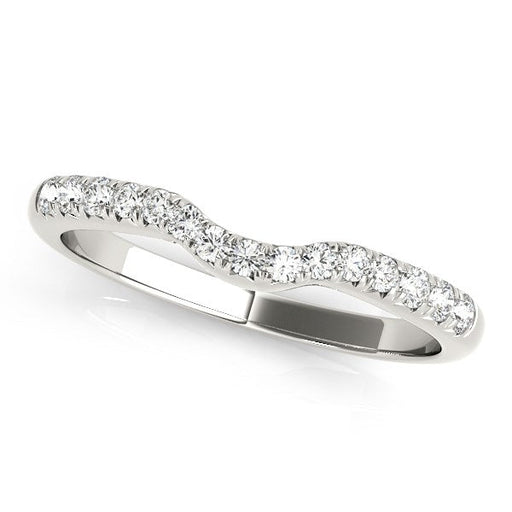 Bids.com 14k White Gold Pave Set Curved Diamond Wedding Band (1/5 cttw) Rings White Smoke 3 / White Gold,3.5 / White Gold,4 / White Gold,4.5 / White Gold,5 / White Gold,5.5 / White Gold,6 / White Gold,6.5 / White Gold,7 / White Gold,7.5 / White Gold,8 / White Gold,8.5 / White Gold,9 / White Gold