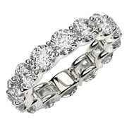 Bids.com Round Cut Lab Grown Diamond Eternity Ring in 14k White Gold (6 cttw FG/VS2) Rings White Smoke 4 / White Gold,4.5 / White Gold,5 / White Gold,5.5 / White Gold,6 / White Gold,6.5 / White Gold,7 / White Gold,7.5 / White Gold,8 / White Gold,8.5 / White Gold,9 / White Gold