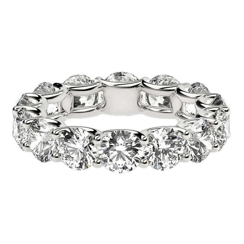 Bids.com Round Cut Lab Grown Diamond Eternity Ring in 14k White Gold (6 cttw FG/VS2) Rings White Smoke 4 / White Gold,4.5 / White Gold,5 / White Gold,5.5 / White Gold,6 / White Gold,6.5 / White Gold,7 / White Gold,7.5 / White Gold,8 / White Gold,8.5 / White Gold,9 / White Gold