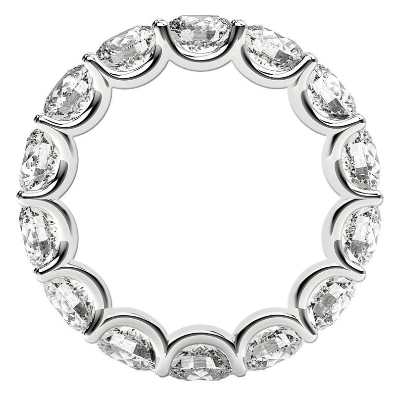 Bids.com Round Cut Lab Grown Diamond Eternity Ring in 14k White Gold (6 cttw FG/VS2) Rings White Smoke 4 / White Gold,4.5 / White Gold,5 / White Gold,5.5 / White Gold,6 / White Gold,6.5 / White Gold,7 / White Gold,7.5 / White Gold,8 / White Gold,8.5 / White Gold,9 / White Gold