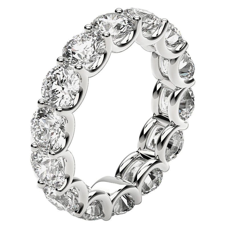 Bids.com Round Cut Lab Grown Diamond Eternity Ring in 14k White Gold (6 cttw FG/VS2) Rings White Smoke 4 / White Gold,4.5 / White Gold,5 / White Gold,5.5 / White Gold,6 / White Gold,6.5 / White Gold,7 / White Gold,7.5 / White Gold,8 / White Gold,8.5 / White Gold,9 / White Gold