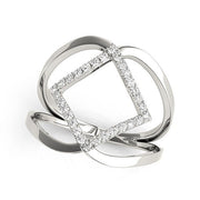 Bids.com 14k White Gold Interlaced Design Diamond Ring (1/5 cttw) Rings White Smoke 3 / White Gold,3.5 / White Gold,4 / White Gold,4.5 / White Gold,5 / White Gold,5.5 / White Gold,6 / White Gold,6.5 / White Gold,7 / White Gold,7.5 / White Gold,8 / White Gold,8.5 / White Gold,9 / White Gold