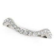 Bids.com 14k White Gold Modern Curved Style Pave Diamond Wedding Band (1/5 cttw) Rings White Smoke 3 / White Gold,3.5 / White Gold,4 / White Gold,4.5 / White Gold,5 / White Gold,5.5 / White Gold,6 / White Gold,6.5 / White Gold,7 / White Gold,7.5 / White Gold,8 / White Gold,8.5 / White Gold,9 / White Gold