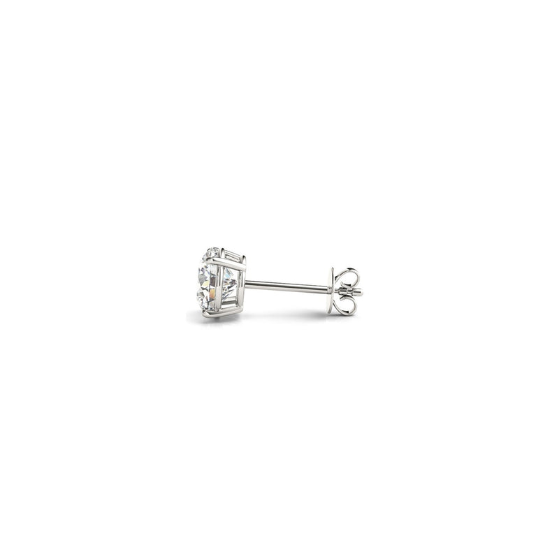 Bids.com 1 cttw Certified IGI Lab Grown Round Diamond Stud Earrings 14k White Gold (G/VS2) Earrings White Smoke White Gold