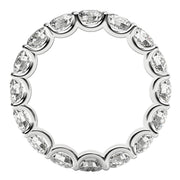 Bids.com Round Cut Lab Grown Diamond Eternity Ring in 14k White Gold (4 cttw FG/VS2) Rings White Smoke 4 / White Gold,4.5 / White Gold,5 / White Gold,5.5 / White Gold,6 / White Gold,6.5 / White Gold,7 / White Gold,7.5 / White Gold,8 / White Gold,8.5 / White Gold,9 / White Gold