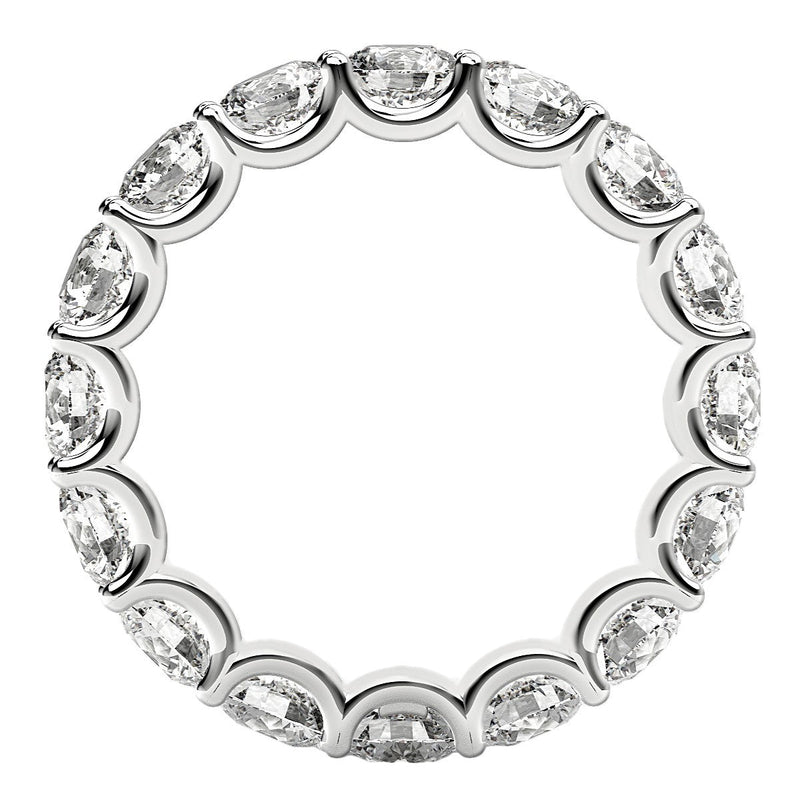 Bids.com Round Cut Lab Grown Diamond Eternity Ring in 14k White Gold (4 cttw FG/VS2) Rings White Smoke 4 / White Gold,4.5 / White Gold,5 / White Gold,5.5 / White Gold,6 / White Gold,6.5 / White Gold,7 / White Gold,7.5 / White Gold,8 / White Gold,8.5 / White Gold,9 / White Gold