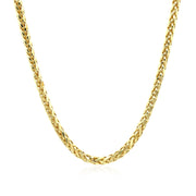 Bids.com 2.7mm 14k Yellow Gold Lite Diamond Cut Round Franco Chain Necklaces White Smoke 18 / Yellow Gold,20 / Yellow Gold,24 / Yellow Gold