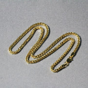 Bids.com 2.7mm 14k Yellow Gold Lite Diamond Cut Round Franco Chain Necklaces Dark Gray 18 / Yellow Gold,20 / Yellow Gold,24 / Yellow Gold
