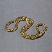Bids.com 14k Yellow Gold Byzantine Motif Chain Necklace Necklaces Light Slate Gray 18 / Yellow Gold,20 / Yellow Gold