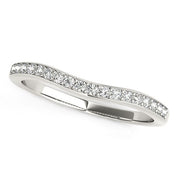 Bids.com 14k White Gold Curved Diamond Wedding Ring (1/4 cttw) Rings White Smoke 3 / White Gold,3.5 / White Gold,4 / White Gold,4.5 / White Gold,5 / White Gold,5.5 / White Gold,6 / White Gold,6.5 / White Gold,7 / White Gold,7.5 / White Gold,8 / White Gold,8.5 / White Gold,9 / White Gold