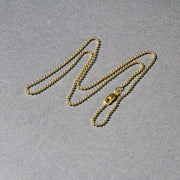 Bids.com 14k Yellow Gold Bead Chain 1.5mm Necklaces Dark Gray 16 / Yellow Gold,18 / Yellow Gold,20 / Yellow Gold