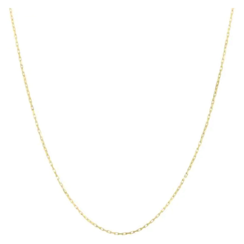 Bids.com 14k Yellow Gold French Cable Chain (1.30 mm) Necklaces White Smoke 18 / Yellow Gold