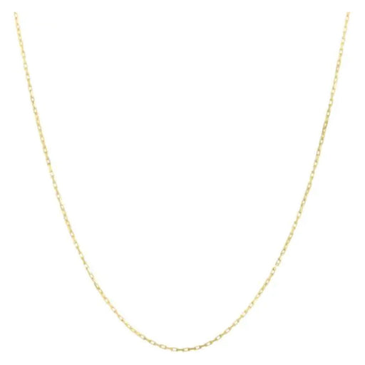 Bids.com 14k Yellow Gold French Cable Chain (1.30 mm) Necklaces White Smoke 18 / Yellow Gold