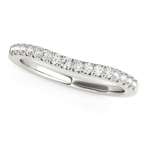 Bids.com 14k White Gold Pave Set Round Curved Wedding Band (1/4 cttw) Rings White Smoke 3 / White Gold,3.5 / White Gold,4 / White Gold,4.5 / White Gold,5 / White Gold,5.5 / White Gold,6 / White Gold,6.5 / White Gold,7 / White Gold,7.5 / White Gold,8 / White Gold,8.5 / White Gold,9 / White Gold