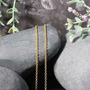 Bids.com 14k Yellow Gold Round Cable Link Chain 1.9mm Necklaces Gray 16 / Yellow Gold,18 / Yellow Gold,20 / Yellow Gold