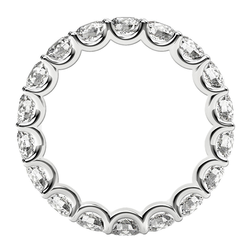 Bids.com Round Cut Lab Grown Diamond Eternity Ring in 14k White Gold (2 cttw FG/VS2) Rings White Smoke 4 / White Gold,4.5 / White Gold,5 / White Gold,5.5 / White Gold,6 / White Gold,6.5 / White Gold,7 / White Gold,7.5 / White Gold,8 / White Gold,8.5 / White Gold,9 / White Gold