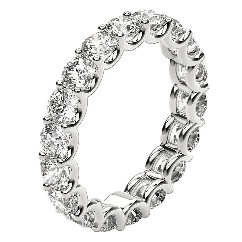 Bids.com Round Cut Lab Grown Diamond Eternity Ring in 14k White Gold (2 cttw FG/VS2) Rings White Smoke 4 / White Gold,4.5 / White Gold,5 / White Gold,5.5 / White Gold,6 / White Gold,6.5 / White Gold,7 / White Gold,7.5 / White Gold,8 / White Gold,8.5 / White Gold,9 / White Gold