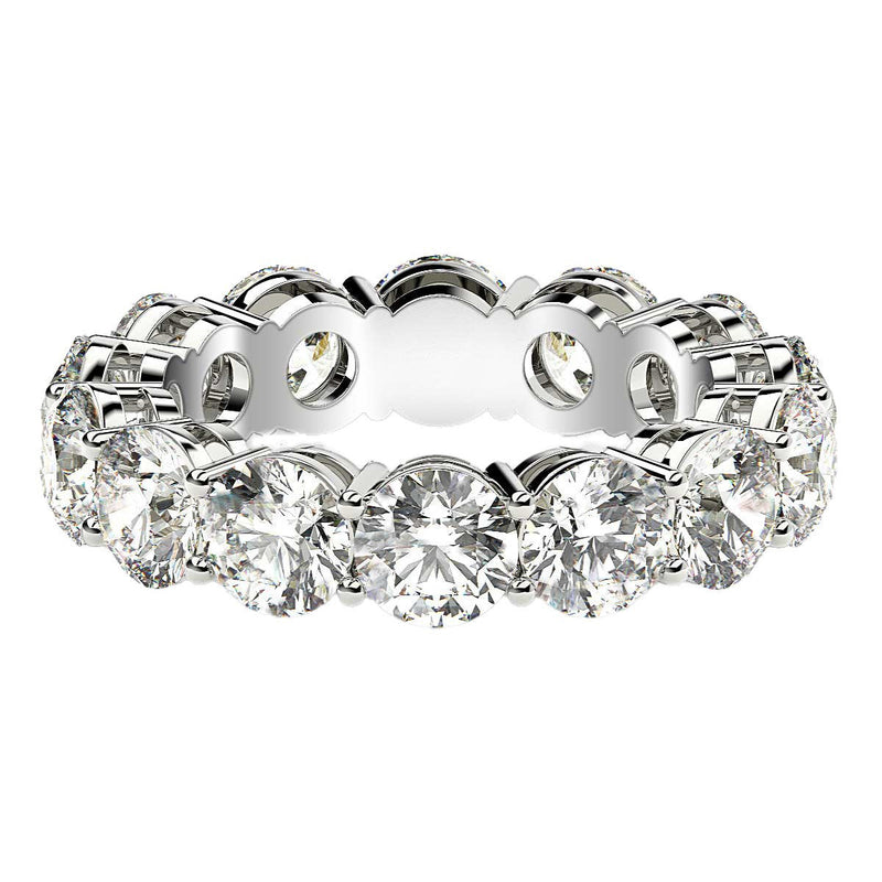 Bids.com Round Cut Lab Grown Diamond Eternity Ring in 14k White Gold (6 cttw FG/VS2) Rings White Smoke 4 / White Gold,4.5 / White Gold,5 / White Gold,5.5 / White Gold,6 / White Gold,6.5 / White Gold,7 / White Gold,7.5 / White Gold,8 / White Gold,8.5 / White Gold,9 / White Gold