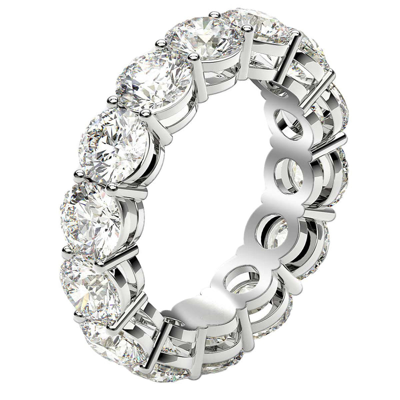 Bids.com Round Cut Lab Grown Diamond Eternity Ring in 14k White Gold (6 cttw FG/VS2) Rings White Smoke 4 / White Gold,4.5 / White Gold,5 / White Gold,5.5 / White Gold,6 / White Gold,6.5 / White Gold,7 / White Gold,7.5 / White Gold,8 / White Gold,8.5 / White Gold,9 / White Gold