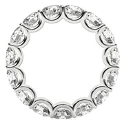 Bids.com Round Cut Lab Grown Diamond Eternity Ring in 14k White Gold (5 cttw FG/VS2) Rings White Smoke 4 / White Gold,4.5 / White Gold,5 / White Gold,5.5 / White Gold,6 / White Gold,6.5 / White Gold,7 / White Gold,7.5 / White Gold,8 / White Gold,8.5 / White Gold,9 / White Gold