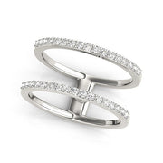 Bids.com 14k White Gold Dual Band Design Ring with Diamonds (1/3 cttw) Rings White Smoke 3 / White Gold,3.5 / White Gold,4 / White Gold,4.5 / White Gold,5 / White Gold,5.5 / White Gold,6 / White Gold,6.5 / White Gold,7 / White Gold,7.5 / White Gold,8 / White Gold,8.5 / White Gold,9 / White Gold