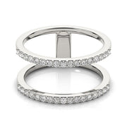 Bids.com 14k White Gold Dual Band Design Ring with Diamonds (1/3 cttw) Rings White Smoke 3 / White Gold,3.5 / White Gold,4 / White Gold,4.5 / White Gold,5 / White Gold,5.5 / White Gold,6 / White Gold,6.5 / White Gold,7 / White Gold,7.5 / White Gold,8 / White Gold,8.5 / White Gold,9 / White Gold