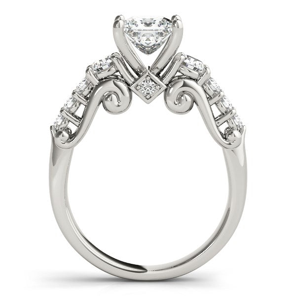 Bids.com 14k White Gold 3 Stone Antique Design Diamond Engagement Ring (1 3/4 cttw) Rings White Smoke 3 / White Gold,3.5 / White Gold,4 / White Gold,4.5 / White Gold,5 / White Gold,5.5 / White Gold,6 / White Gold,6.5 / White Gold,7 / White Gold,7.5 / White Gold,8 / White Gold,8.5 / White Gold,9 / White Gold