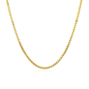 Bids.com 18k Yellow Gold Classic Box Chain (1.40 mm) Necklaces White Smoke 18 / Yellow Gold,20 / Yellow Gold,24 / Yellow Gold