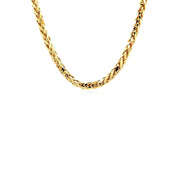 Bids.com 4.1mm 14k Yellow Gold Diamond Cut Round Franco Chain Necklaces White Smoke 20 / Yellow Gold,22 / Yellow Gold,24 / Yellow Gold