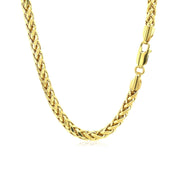 Bids.com 4.1mm 14k Yellow Gold Diamond Cut Round Franco Chain Necklaces White Smoke 20 / Yellow Gold,22 / Yellow Gold,24 / Yellow Gold