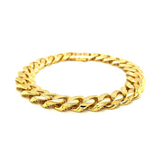 Bids.com 14k Yellow Gold Polished Curb Chain Bracelet Bracelets White Smoke 7 / Yellow Gold,8.5 / Yellow Gold