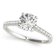 Bids.com 14k White Gold Single Row Scalloped Set Diamond Engagement Ring (1 1/8 cttw) Rings White Smoke 3 / White Gold,3.5 / White Gold,4 / White Gold,4.5 / White Gold,5 / White Gold,5.5 / White Gold,6 / White Gold,6.5 / White Gold,7 / White Gold,7.5 / White Gold,8 / White Gold,8.5 / White Gold,9 / White Gold