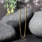 Bids.com 10k Yellow Gold Classic Box Chain (1.40 mm) Necklaces Black 18 / Yellow Gold,20 / Yellow Gold,22 / Yellow Gold,24 / Yellow Gold