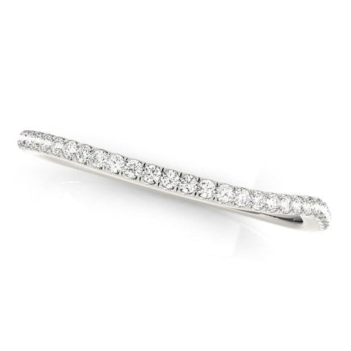 Bids.com 14k White Gold Slim Curved Diamond Wedding Ring (1/10 cttw) Rings White Smoke 3 / White Gold,3.5 / White Gold,4 / White Gold,4.5 / White Gold,5 / White Gold,5.5 / White Gold,6 / White Gold,6.5 / White Gold,7 / White Gold,7.5 / White Gold,8 / White Gold,8.5 / White Gold,9 / White Gold