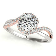 Bids.com 14k White And Rose Gold Bypass Band Diamond Engagement Ring (1 1/8 cttw) Rings White Smoke 3 / White & Rose Gold,3.5 / White & Rose Gold,4 / White & Rose Gold,4.5 / White & Rose Gold,5 / White & Rose Gold,5.5 / White & Rose Gold,6 / White & Rose Gold,6.5 / White & Rose Gold,7 / White & Rose Gold,7.5 / White & Rose Gold,8 / White & Rose Gold,8.5