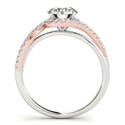 Bids.com 14k White And Rose Gold Bypass Band Diamond Engagement Ring (1 1/8 cttw) Rings White Smoke 3 / White & Rose Gold,3.5 / White & Rose Gold,4 / White & Rose Gold,4.5 / White & Rose Gold,5 / White & Rose Gold,5.5 / White & Rose Gold,6 / White & Rose Gold,6.5 / White & Rose Gold,7 / White & Rose Gold,7.5 / White & Rose Gold,8 / White & Rose Gold,8.5