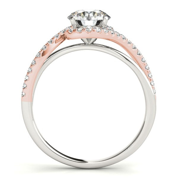 Bids.com 14k White And Rose Gold Bypass Band Diamond Engagement Ring (1 1/8 cttw) Rings White Smoke 3 / White & Rose Gold,3.5 / White & Rose Gold,4 / White & Rose Gold,4.5 / White & Rose Gold,5 / White & Rose Gold,5.5 / White & Rose Gold,6 / White & Rose Gold,6.5 / White & Rose Gold,7 / White & Rose Gold,7.5 / White & Rose Gold,8 / White & Rose Gold,8.5