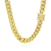 Bids.com 9.25mm 14k Yellow Gold Classic Miami Cuban Solid Chain Necklaces White Smoke 26 / Yellow Gold,30 / Yellow Gold,22 / Yellow Gold,24 / Yellow Gold