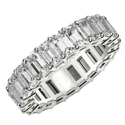 Bids.com Emerald Cut Lab Grown Diamond Eternity Ring in 14k White Gold (6 cttw FG/VS2) Rings White Smoke 4 / White Gold,4.5 / White Gold,5 / White Gold,5.5 / White Gold,6 / White Gold,6.5 / White Gold,7 / White Gold,7.5 / White Gold,8 / White Gold,8.5 / White Gold,9 / White Gold