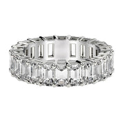 Bids.com Emerald Cut Lab Grown Diamond Eternity Ring in 14k White Gold (6 cttw FG/VS2) Rings White Smoke 4 / White Gold,4.5 / White Gold,5 / White Gold,5.5 / White Gold,6 / White Gold,6.5 / White Gold,7 / White Gold,7.5 / White Gold,8 / White Gold,8.5 / White Gold,9 / White Gold