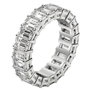 Bids.com Emerald Cut Lab Grown Diamond Eternity Ring in 14k White Gold (6 cttw FG/VS2) Rings White Smoke 4 / White Gold,4.5 / White Gold,5 / White Gold,5.5 / White Gold,6 / White Gold,6.5 / White Gold,7 / White Gold,7.5 / White Gold,8 / White Gold,8.5 / White Gold,9 / White Gold