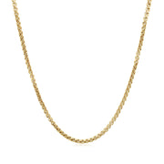Bids.com 14k Yellow Gold Solid Round Box Chain 1.6 mm Necklaces White Smoke 16 / Yellow Gold,18 / Yellow Gold,20 / Yellow Gold,24 / Yellow Gold