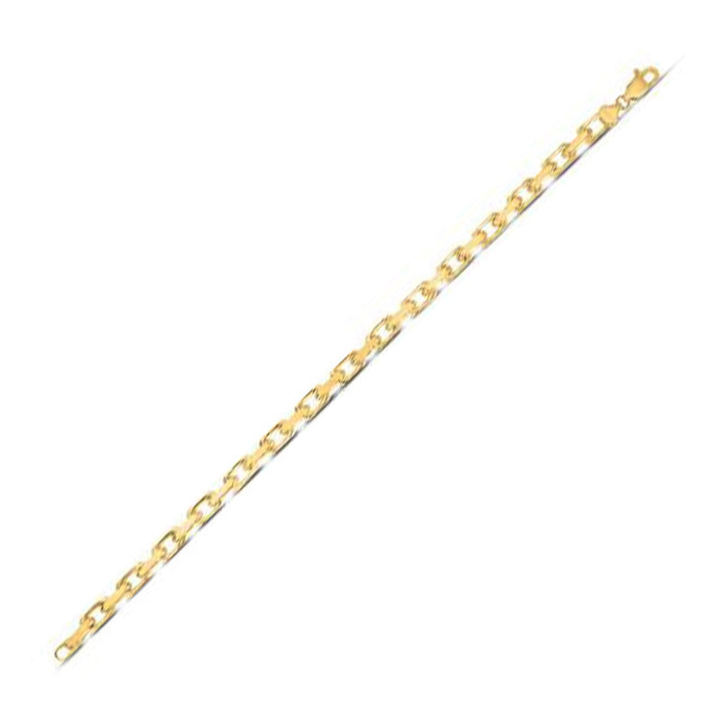 Bids.com 14k Yellow Gold French Cable Link Chain (4.80 mm) Necklaces White Smoke 20 / Yellow Gold,22 / Yellow Gold,24 / Yellow Gold,26 / Yellow Gold