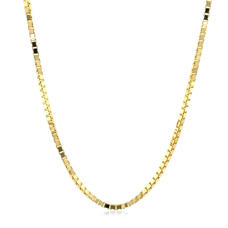 Bids.com 1.6mm 14K Yellow Gold Classic Box Chain Necklaces White Smoke 18 / Yellow Gold,20 / Yellow Gold,22 / Yellow Gold,24 / Yellow Gold,30 / Yellow Gold